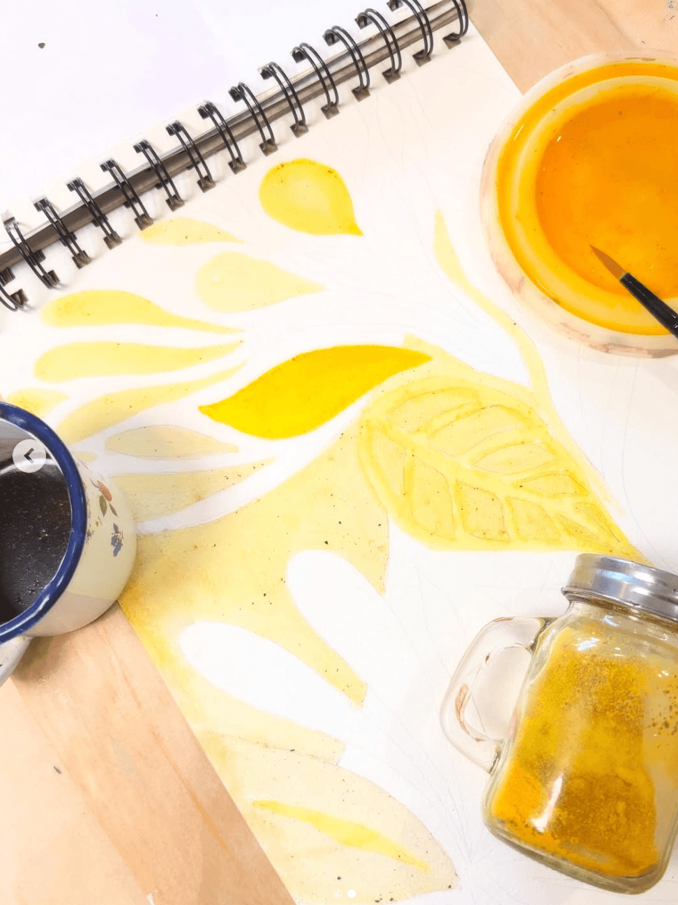 Color amarillo — acuarela