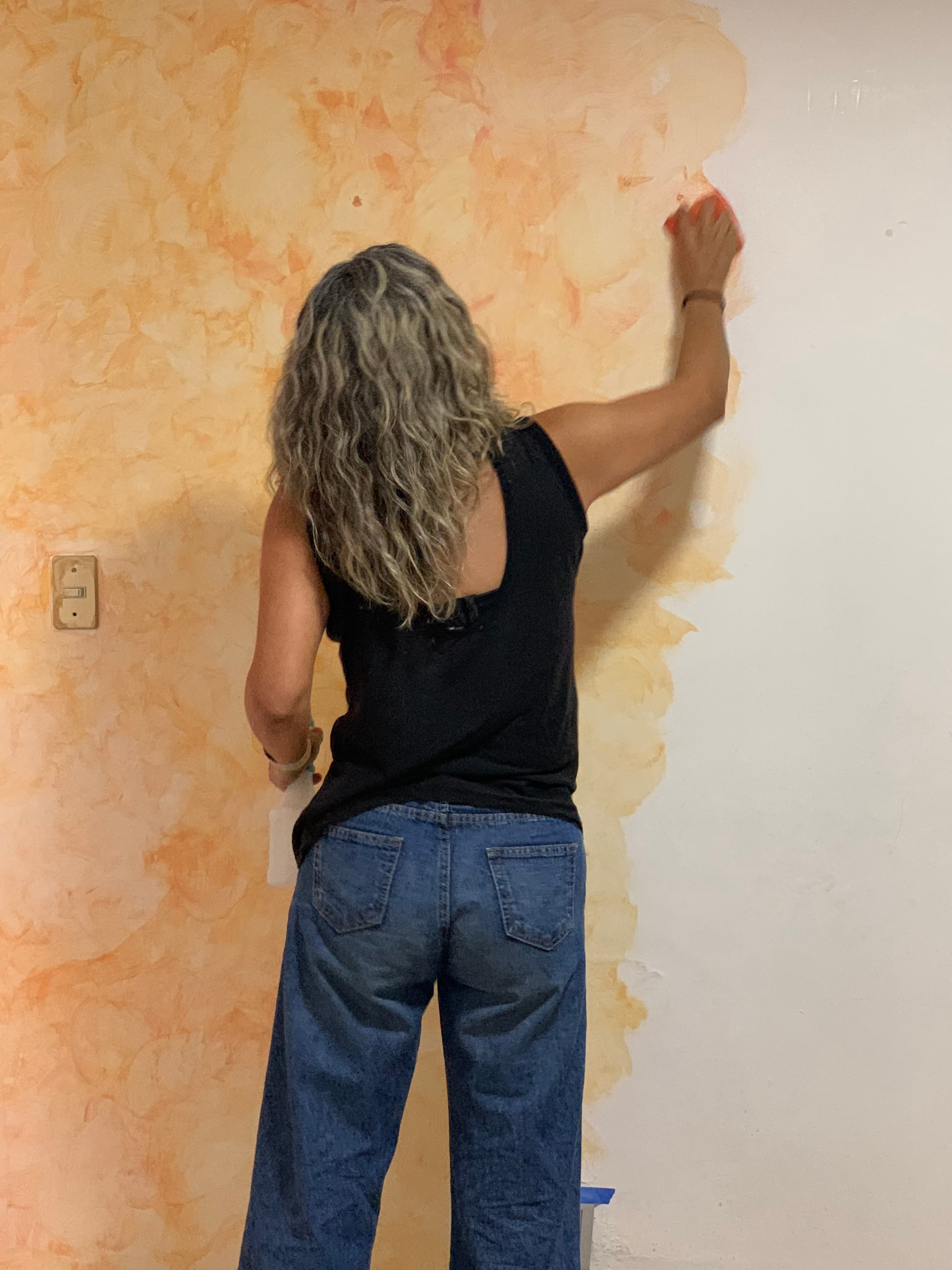 Pintando — taller Arcoíris